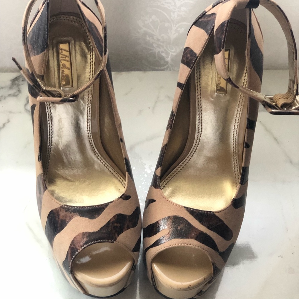 Wild Pair Animal Print Heels